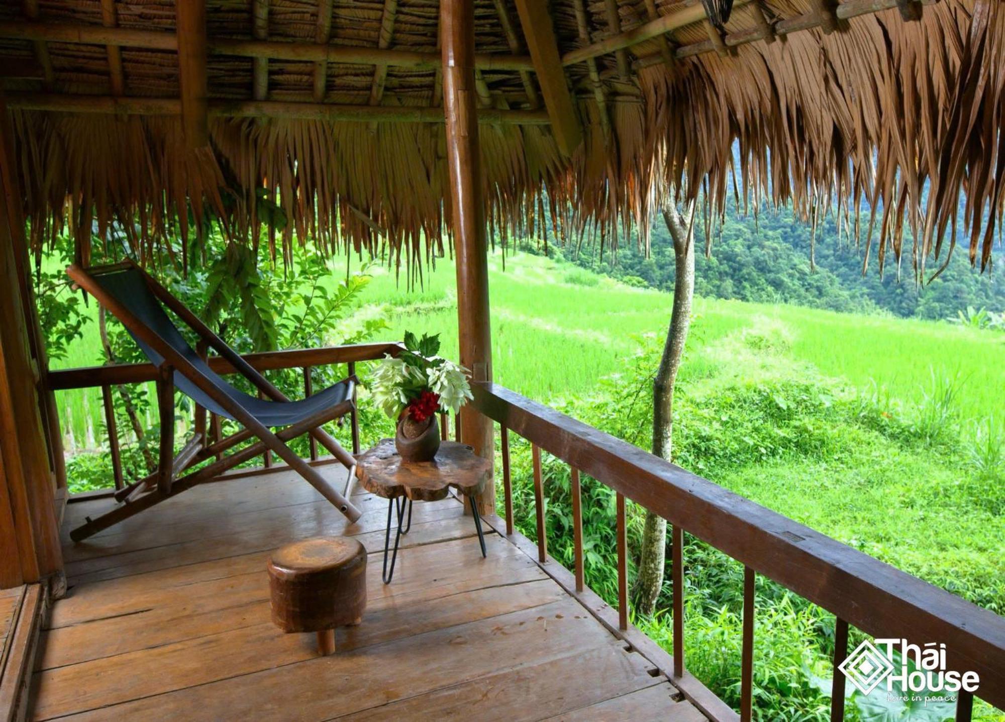Thai House Pu Luong - Century Old Stilt House With Terrace Views Huong Ba Thuoc Екстериор снимка